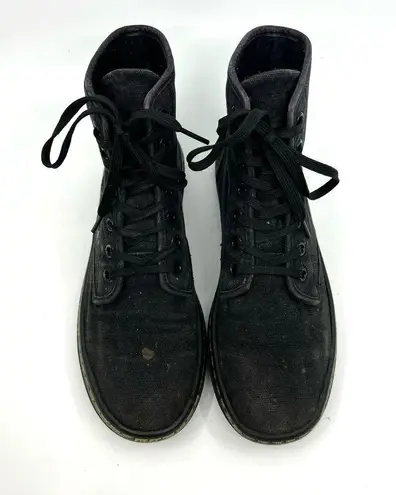 Dr. Martens  Shoreditch Black Canvas Boots Women's 8 US