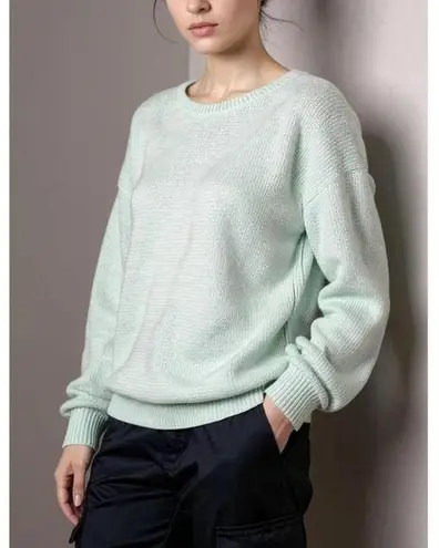 EMERSON FRY Carolyn Cotton Knit Sweater, Tie Dyed, Medium Green