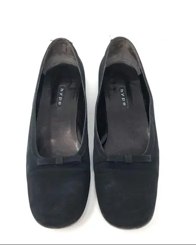 HYPE black fabric ballerina flats Size 7.5
