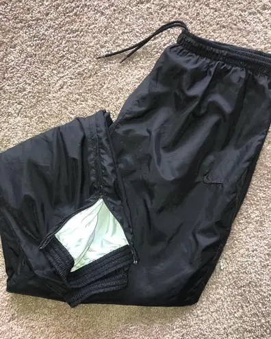 Nike Vintage Swishy Pants- Black Size L - $20 (50% Off Retail) - From Eileen