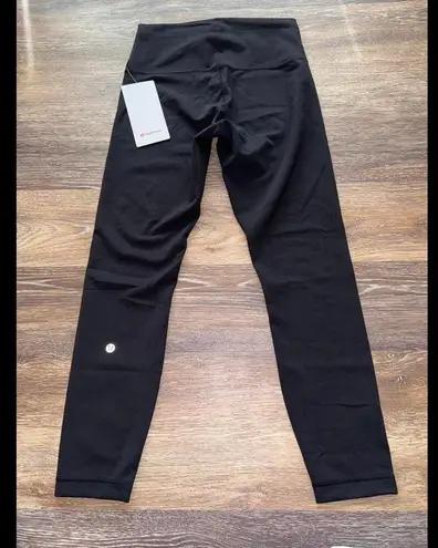 Lululemon  Wunder Train High Rise 25” Black Size 8 NWT