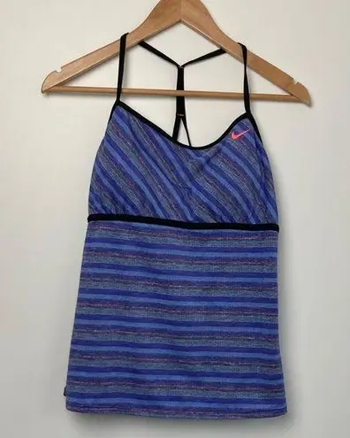 Nike |Striped Stretchy Workout Tank sz 14