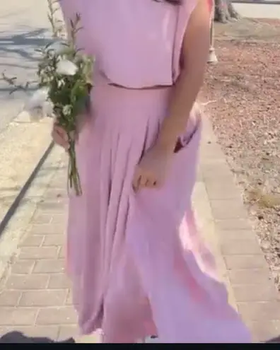 Cousin Couture NWT Spring Dream Midi Skirt in Pink - Size Small