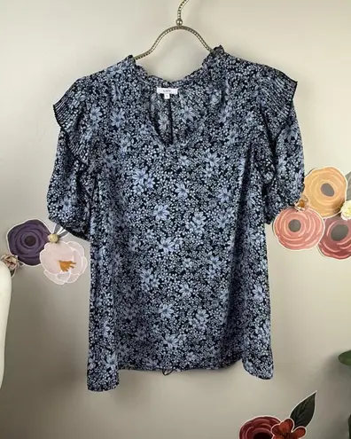 VOY Floral Puff Sleeve Blouse