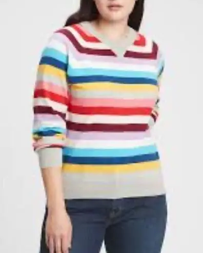 Gap  Stripe Multicolored Crewneck Sweater(Size Small)