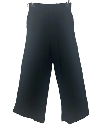 Petal and Pup NWOT Cher black wide leg linen pants XS