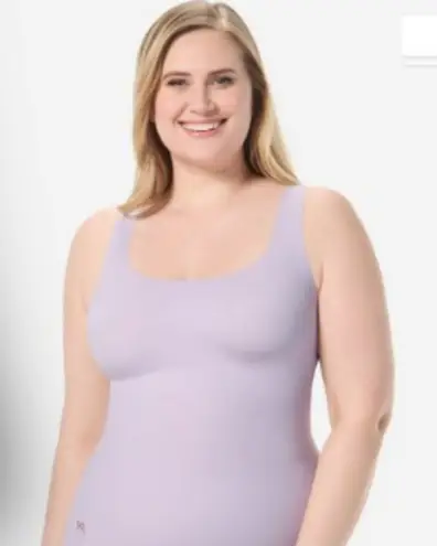 Ruby Ribbon Sleek Shape Tank #1988 Light Support Shapewear Lovely Lavander Sz 42 Purple - Image 1