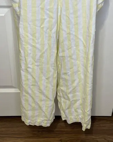 Stoney Clover Lane Stoney Clover Baggy Striped Romper Jumpsuit Yellow White Size XS