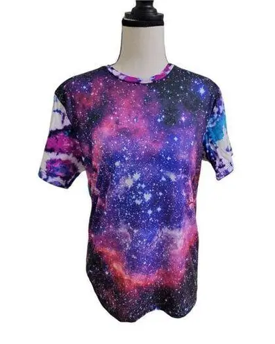 Imaginary Foundation Size S Tee Milky Way Tie Dye Purple