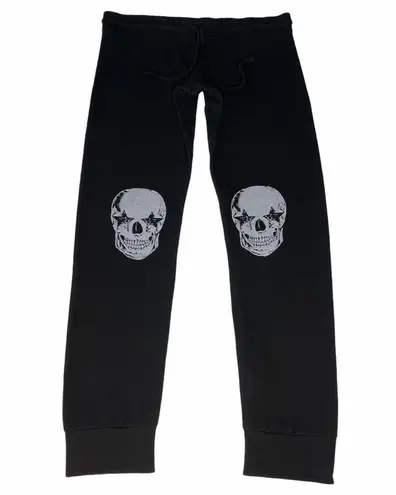 Lauren Moshi ✰ Kizzy Star Eye Skull Sweatpants ✰ Super Soft Material ✰ Jet Black