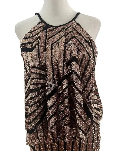 Devlin Rose Gold Sequin Dress