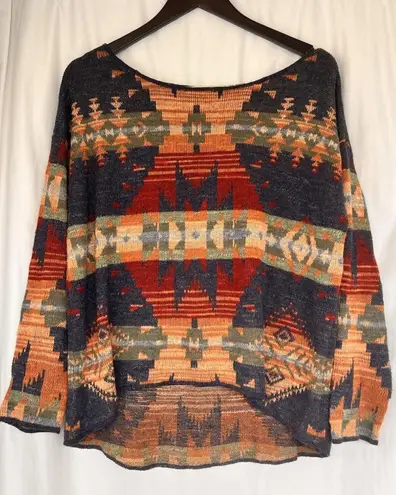 Denim & Supply Ralph Lauren Ralph Lauren Denim & Supply Southwest Aztec Navajo Cropped Knit Sweater Medium