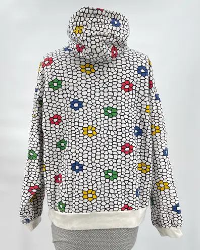 Madhappy x Vilebrequin Mosaic Moorea Hoodie White Flower Pullover Unisex S