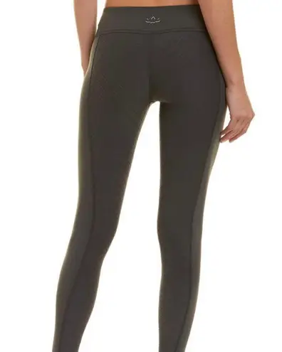 Beyond Yoga Never Quilt It lattice trim gray leggings size S small
