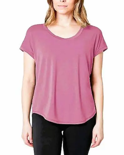 Mondetta Performance Luxury Pink Purple Short Sleeve Top ~ Women's Shirt SMALL