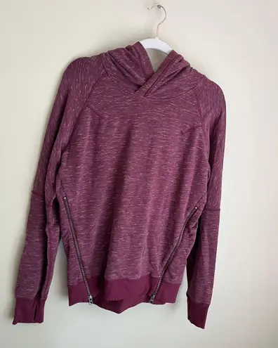 Lululemon Roam & Om Side Zip Maroon Hoodie