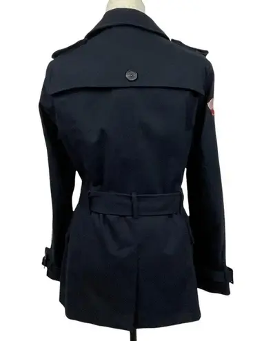 THIRD LAYER Floral Embroidered Trench Coat Size M Size M