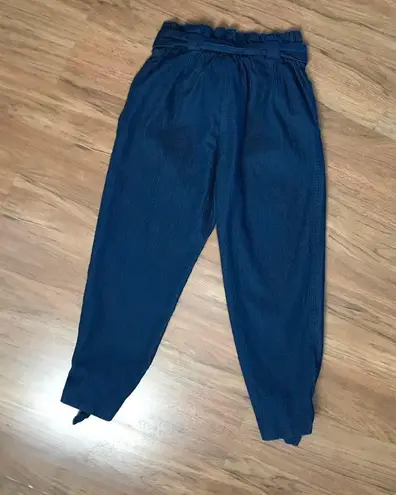 Hot & Delicious Dark Denim High Rise Capri Denim