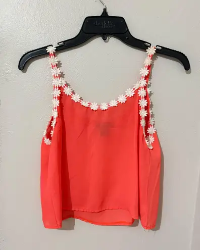 Exist Daisy flower spaghetti strap top - Image 1