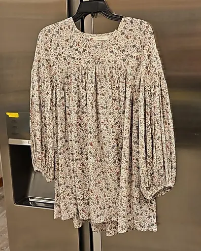 πDOENπ Pietra Dress ~ Cream Saint Claude Paisley Print 100% Silk XXS