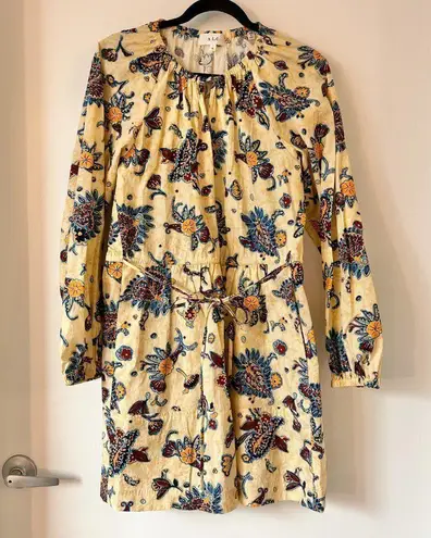 ALC Frank A.L.C. Myra Floral Paisley Shift Dress Boho Vacation Designer Size 10 LIKE NEW