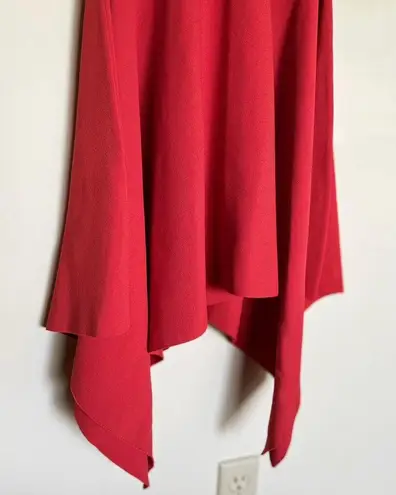 TY-LR The Odessa women’s asymmetrical Knit dress in Rust size small S