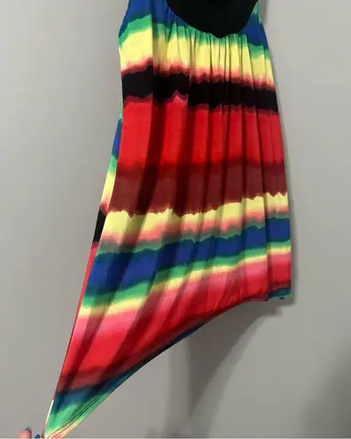 Promise Rainbow Striped Tank Top Red Size L