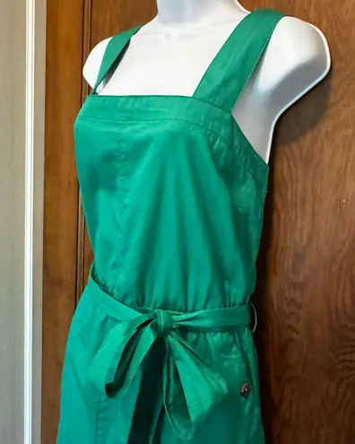 NWT Free Assembly Square Neck Belted Romper Green Large