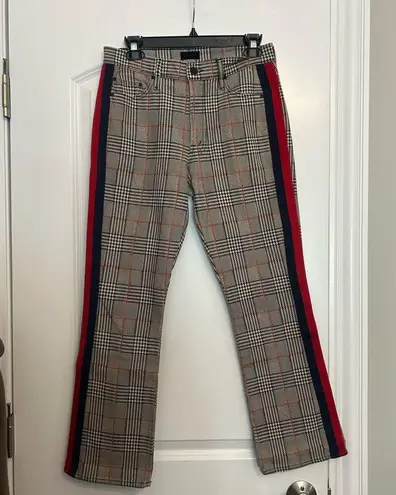 MOTHER The Insider Plaid Ankle Jean Size 28