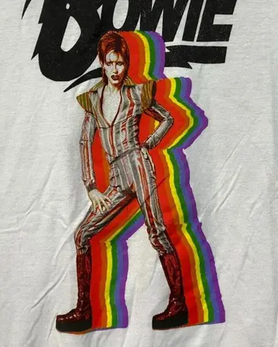 David Bowie Star Man Rainbow Rock Tshirt size Small