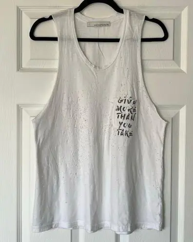 Stillwater Destroyed Graffiti Tank Top