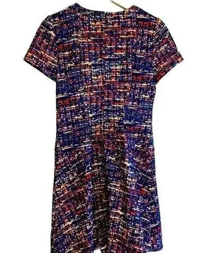 Plenty By Tracy Reese Plenty Tracy Reece Multicolor Short Sleeve Drop Waist A-Line Dress Size 2 Color
