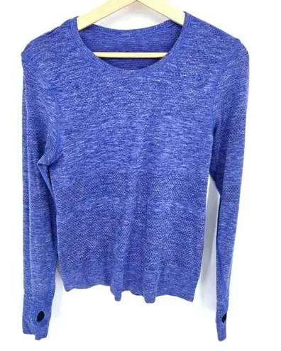 Lululemon  Swiftly tech Blue Long Sleeve Size large