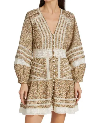 Veronica Beard Addilyn Floral Peasant Dress 6