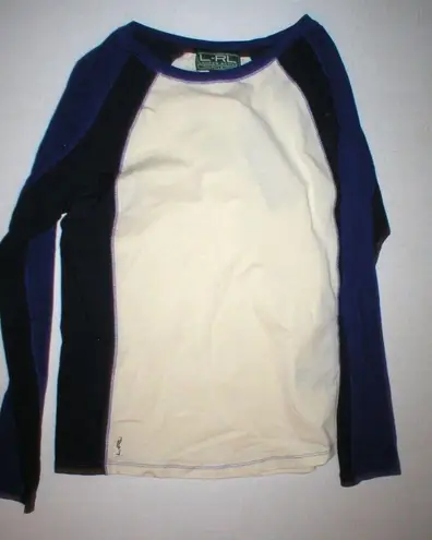 NWT $120 New Womens Lauren Active Ralph Blue Navy White Top Pants Black S Lot 2