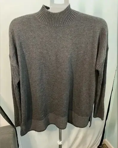 ASOS  split side turtleneck grey sweater size 6‎ -B12 thumbnail 1