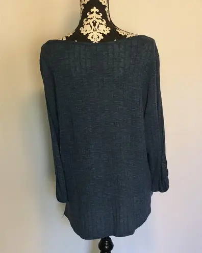 ALYX side knot blue blouse Size 1X