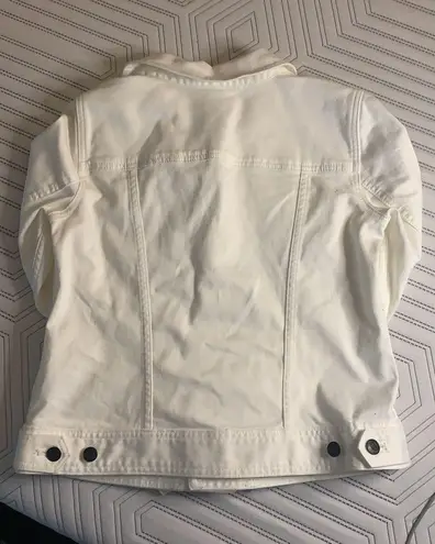 Talbots White Jean Jacket