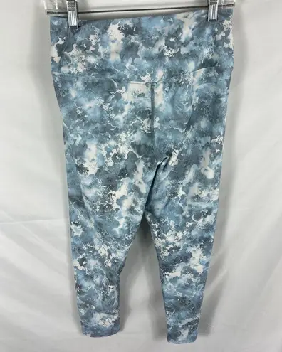 Evolution and creation  Blue Patterned Cross Top Leggings Size Large - Image 4