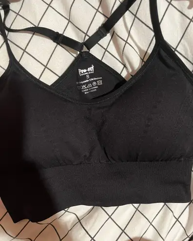 Pro-Fit Black Sports Bra 