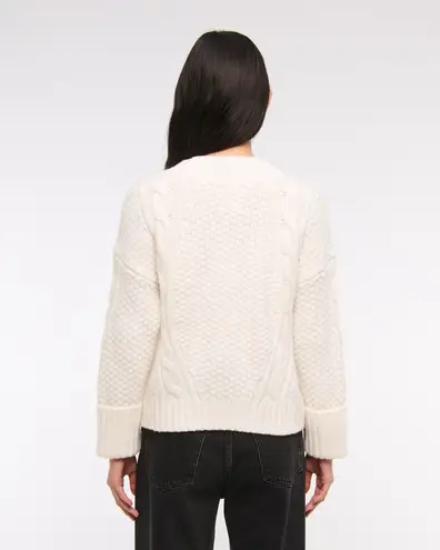 Abercrombie & Fitch Seed-Stitch Cable Cardigan - Image 3