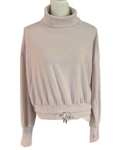 Sweaty Betty Size 8 Melody Luxe Fleece Turtleneck
Pullover Sweatshirt Lavender