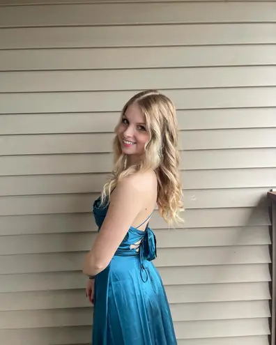 Lucy in the Sky Teal Maxi Dress