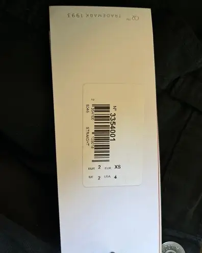 Black straight cut pants Size 2