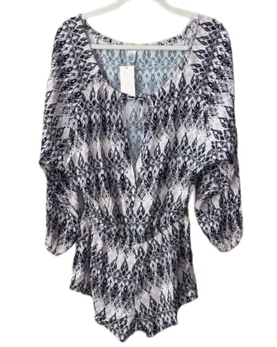 Eberjay Eberjey Rumba Reed Romper Blue And Pink Size S/M