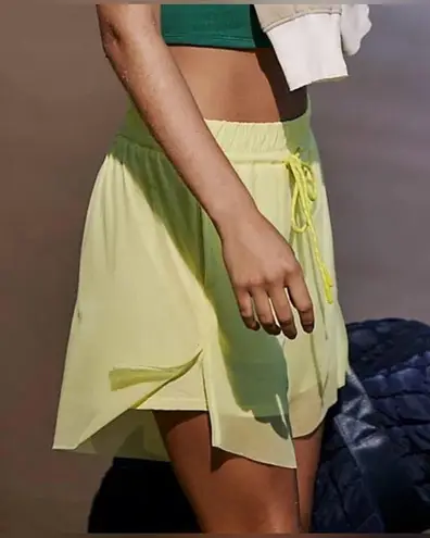 Free People Movement NWOT Free People FP Movement Double Vision Long Shorts - sour citrus yellow - XS