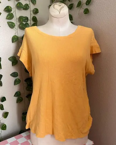 Dear John Women’s Gabby Tee Short Yellow Size Medium