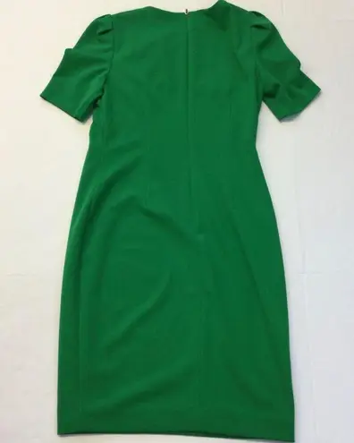 Ralph Lauren Lauren By  Black LabelWomens Green Short Sleeve Sheath Dress Size 0