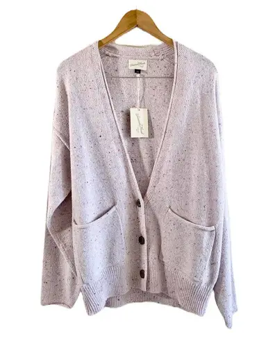 Universal Threads Universal Thread Target Button-Front Oversized Grandpa Cardigan Lilac S NWT