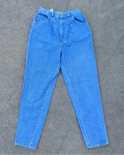 Vintage 90s Cactus jeans high rise pleated taper leg western style mom jeans Blue Size 27